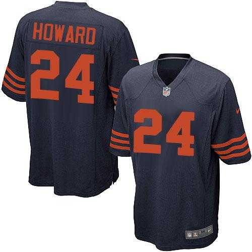 Youth Nike Chicago Bears #24 Jordan Howard Navy Blue Stitched NFL 1940s Throwback Elite Jersey