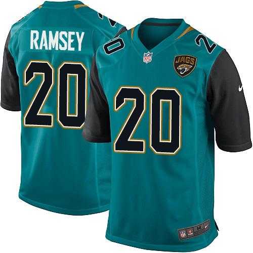 Youth Nike Jacksonville Jaguars #20 Jalen Ramsey Teal Green Team Color Stitched NFL Elite Jersey