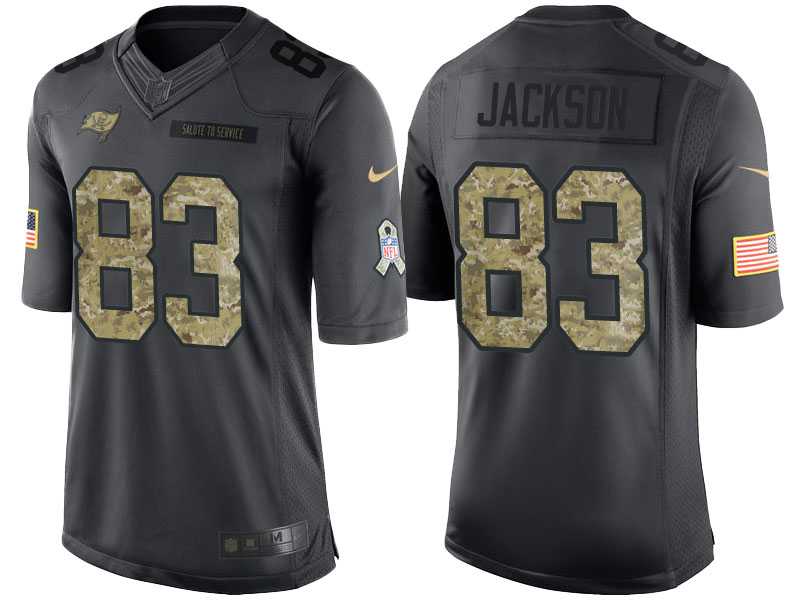 Nike Tampa Bay Buccaneers #83 Vincent Jackson Men's Stitched Anthracite NFL Salute to Service Limited Jerseys