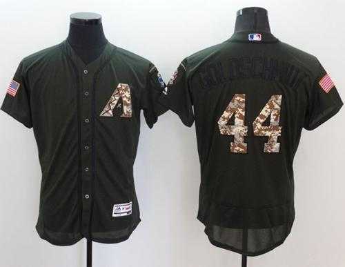 Arizona Diamondbacks #44 Paul Goldschmidt Green Flexbase Authentic Collection Salute to Service Stitched Baseball Jersey