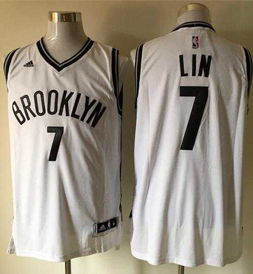 Brooklyn Nets #7 Jeremy Lin White Home Stitched NBA Jersey