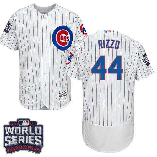 Chicago Cubs #44 Anthony Rizzo White Flexbase Authentic Collection 2016 World Series Bound Stitched Baseball Jersey