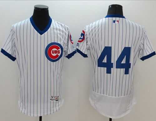 Chicago Cubs #44 Anthony Rizzo White Flexbase Authentic Collection Cooperstown Stitched Baseball Jersey