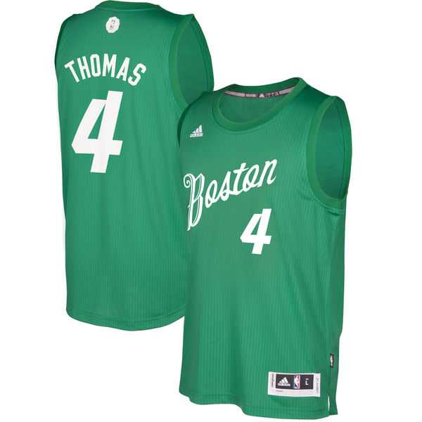 Men's Boston Celtics #4 Isaiah Thomas Green 2016 Christmas Day NBA Swingman Jersey