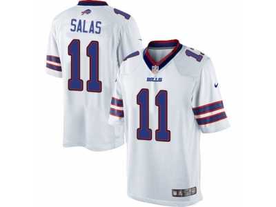 Men's Nike Buffalo Bills #11 Greg Salas Limited White NFL Jersey