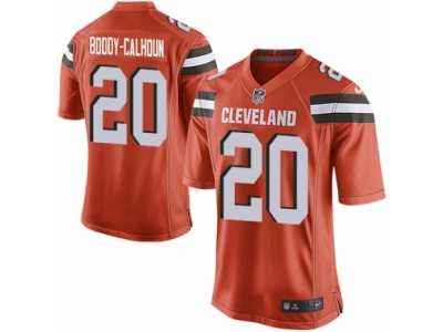 Men's Nike Cleveland Browns #20 Briean Boddy-Calhoun Game Orange Alternate NFL Jersey