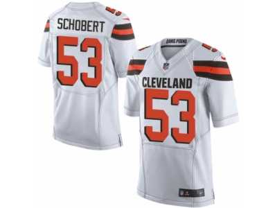 Men's Nike Cleveland Browns #53 Joe Schobert Limited White NFL Jersey