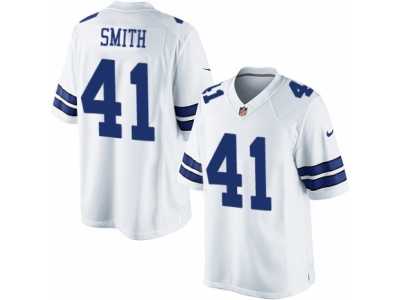 Men's Nike Dallas Cowboys #41 Keith Smith Limited White NFL Jersey
