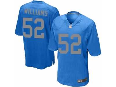 Men's Nike Detroit Lions #52 Antwione Williams Game Blue Alternate NFL Jersey