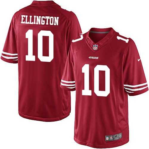 Men's Nike San Francisco 49ers #10 Bruce Ellington Limited Red Team Color NFL Jersey