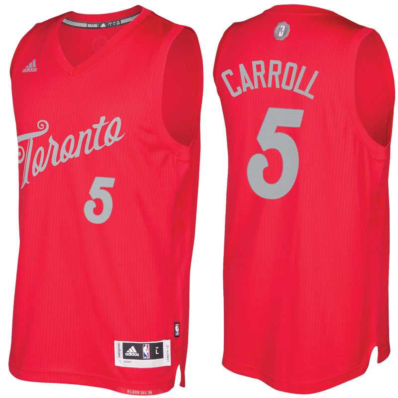 Men's Toronto Raptors #5 DeMarre Carroll Red 2016 Christmas Day NBA Swingman Jersey