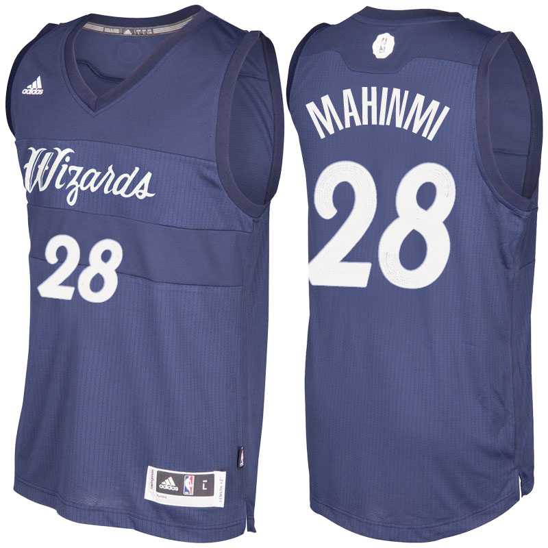 Men's Washington Wizards #28 Ian Mahinmi Navy Blue 2016 Christmas Day NBA Swingman Jersey