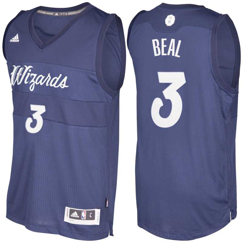 Men's Washington Wizards #3 Bradley Beal Navy Blue 2016 Christmas Day NBA Swingman Jersey