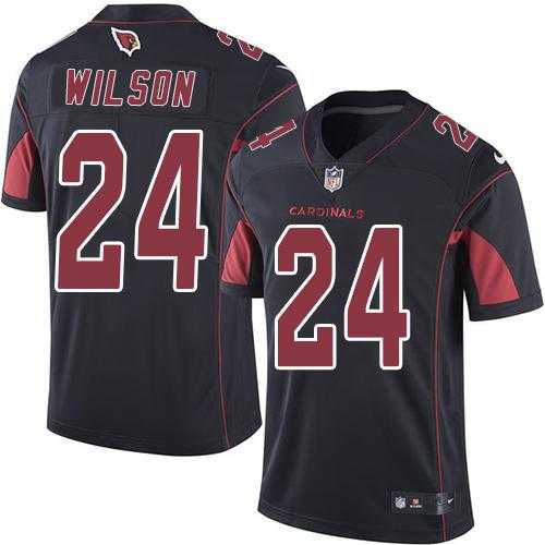 Nike Arizona Cardinals #24 Adrian Wilson Black Men's Stitched NFL Limited Rush Jersey