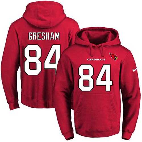 Nike Arizona Cardinals #84 Jermaine Gresham Red Name & Number Pullover NFL Hoodie