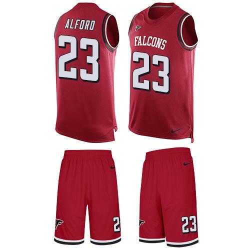 Nike Atlanta Falcons #23 Robert Alford Red Team Color Men's Stitched NFL Limited Tank Top Suit Jersey