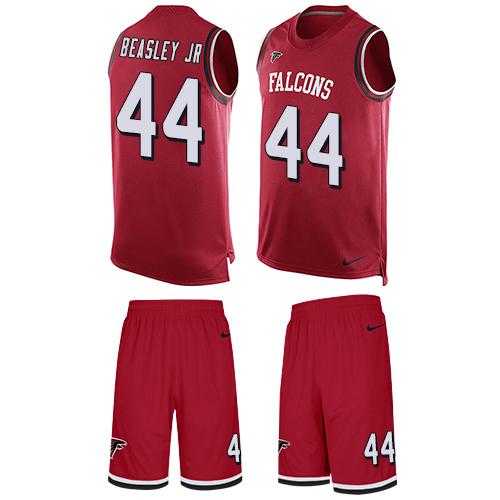 Nike Atlanta Falcons #44 Vic Beasley Jr Red Team Color Men's Stitched NFL Limited Tank Top Suit Jersey