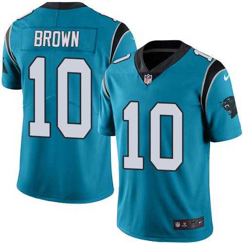 Nike Carolina Panthers #10 Corey Brown Blue Men's Stitched NFL Limited Rush Jersey