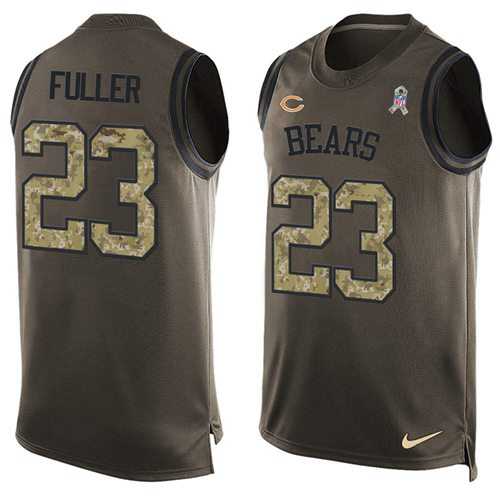 Nike Chicago Bears #23 Kyle Fuller Green Men's Stitched NFL Limited Salute To Service Tank Top Jersey