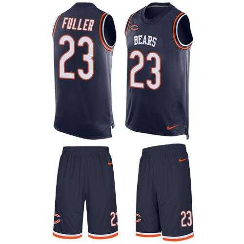Nike Chicago Bears #23 Kyle Fuller Navy Blue Team Color Men's Stitched NFL Limited Tank Top Suit Jersey