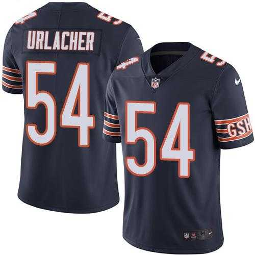 Nike Chicago Bears #54 Brian Urlacher Navy Blue Men's Stitched NFL Limited Rush Jersey