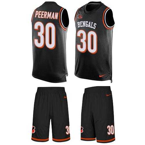 Nike Cincinnati Bengals #30 Cedric Peerman Black Team Color Men's Stitched NFL Limited Tank Top Suit Jersey