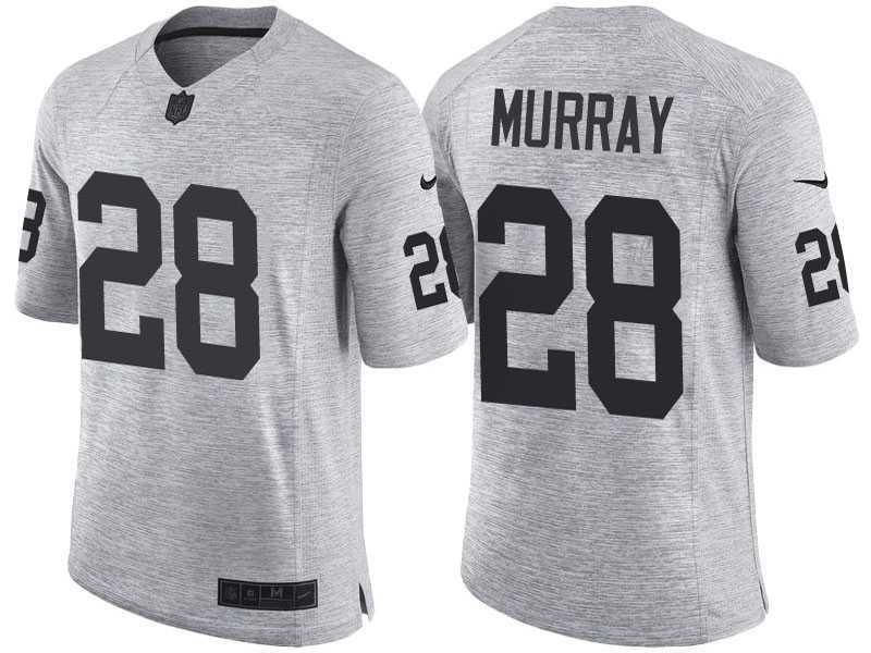 Nike Oakland Raiders #28 Latavius Murray 2016 Gridiron Gray II Men's NFL Limited Jersey