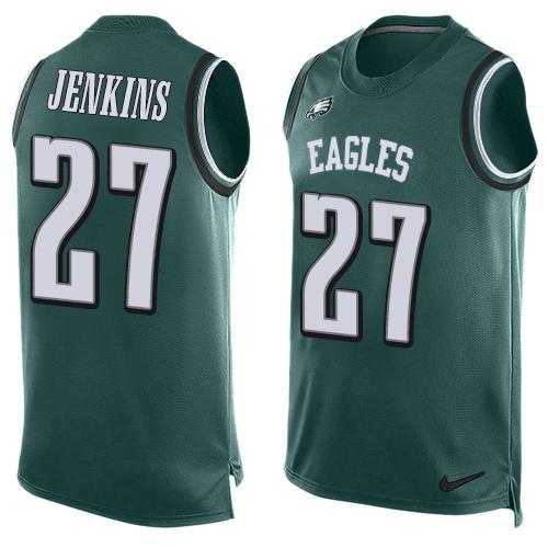 Nike Philadelphia Eagles #27 Malcolm Jenkins Midnight Green Team Color Men's Stitched NFL Limited Tank Top Jersey