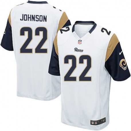 Nike Rams #22 Trumaine Johnson White Alternate Youth Stitched NFL Elite Jersey