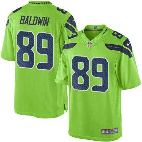Nike Seattle Seahawks #89 Doug Baldwin Green Men's Stitched NFL Limited Rush Jersey