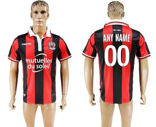 OGC Nice Personalized Home Soccer Club Jersey