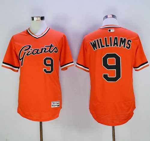San Francisco Giants #9 Matt Williams Orange Flexbase Authentic Collection Cooperstown Stitched Baseball jerseys