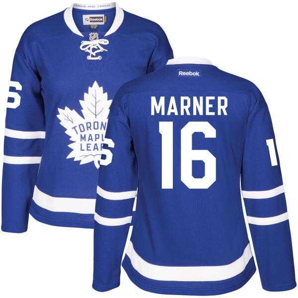 Toronto Maple Leafs #16 Mitchell Marner Blue Road Women's Stitched NHL jersey