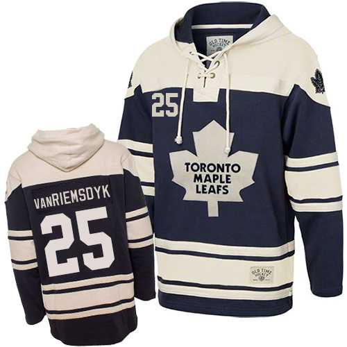 Toronto Maple Leafs #25 James Van Riemsdyk Blue Sawyer Hooded Sweatshirt Stitched NHL Jersey