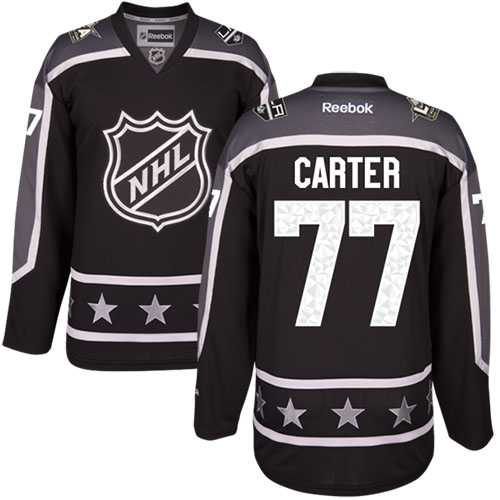 Women's Los Angeles Kings #77 Jeff Carter Black 2017 All-Star Pacific Division Stitched NHL Jersey