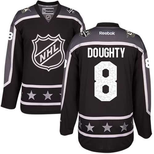 Women's Los Angeles Kings #8 Drew Doughty Black 2017 All-Star Pacific Division Stitched NHL Jersey