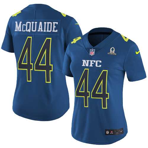 Women's Nike Los Angeles Rams #44 Jacob McQuaide Navy Stitched NFL Limited NFC 2017 Pro Bowl Jersey