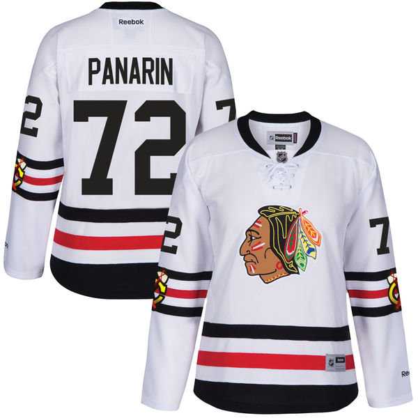 Women's Reebok Chicago Blackhawks #72 Artemi Panarin 2017 Winter Classic White Stitched NHL Jersey