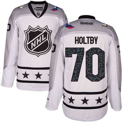 Women's Washington Capitals #70 Braden Holtby White 2017 All-Star Metropolitan Division Stitched NHL Jersey