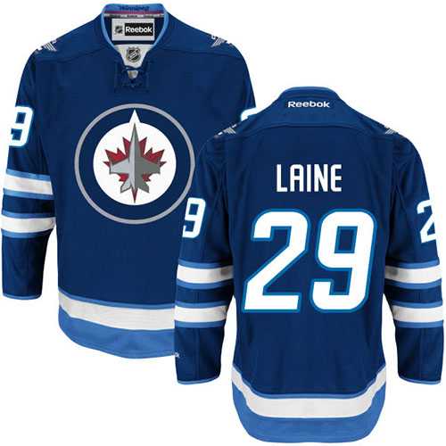 Women's Winnipeg Jets #29 Patrik Laine Navy Blue Home NHL Jersey