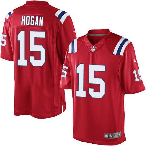 Youth New England Patriots #15 Chris Hogan Red Alternate Stitched NFL Limited Jersey