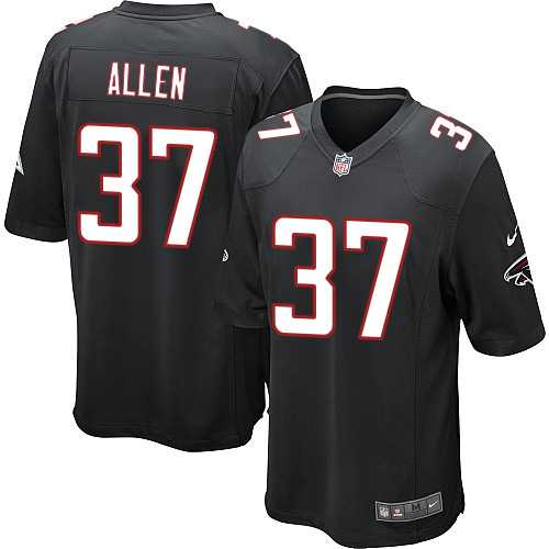 Youth Nike Atlanta Falcons #37 Ricardo Allen Black Alternate Stitched NFL Elite Jersey