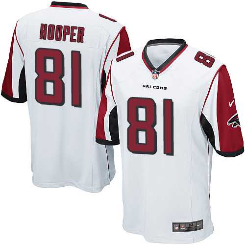 Youth Nike Atlanta Falcons #81 Austin Hooper White Stitched NFL Elite Jersey
