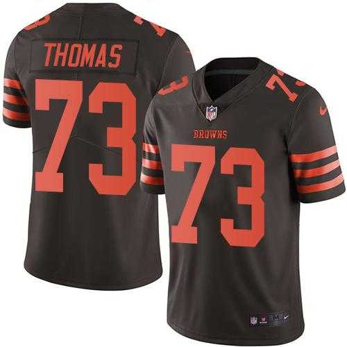 Youth Nike Cleveland Browns #73 Joe Thomas Brown Stitched NFL Limited Rush Jersey