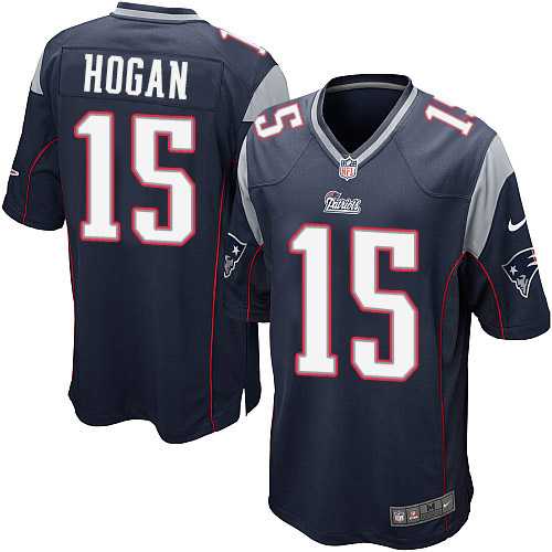 Youth Nike New England Patriots #15 Chris Hogan Navy Blue Team Color Stitched NFL New Elite Jersey