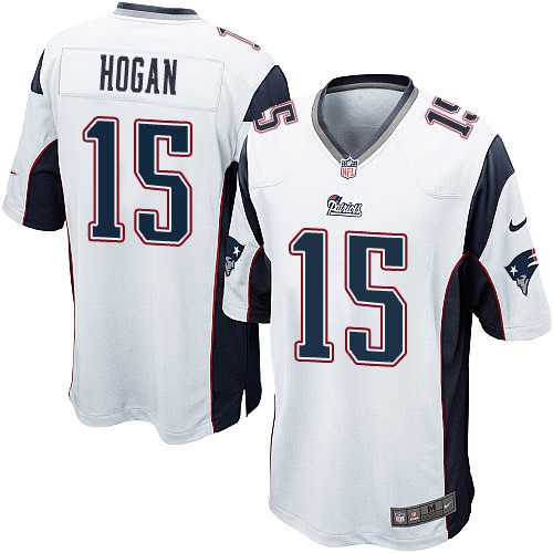Youth Nike New England Patriots #15 Chris Hogan White Stitched NFL New Elite Jersey