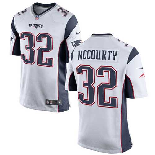 Youth Nike New England Patriots #32 Devin McCourty White Stitched NFL New Elite Jersey