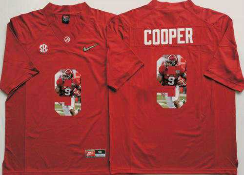 Alabama Crimson Tide #9 Amari Cooper Red Player Fashion Stitched NCAA Jersey