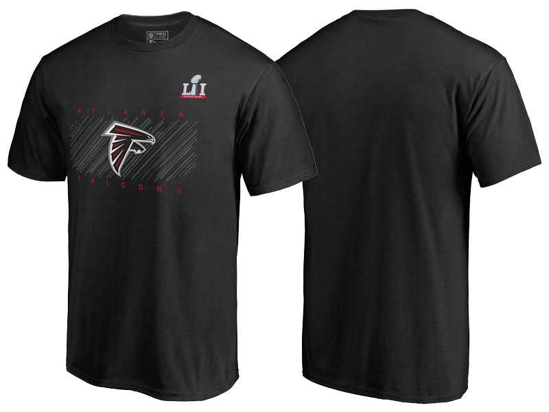 Atlanta Falcons Black Super Bowl LI Bound Scamper T-Shirt