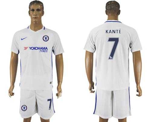 Chelsea #7 Kante Away Soccer Club Jersey